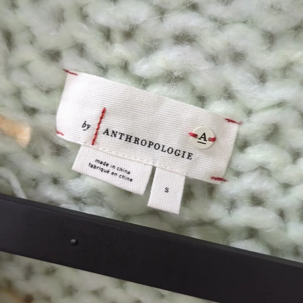 Anthropologie Wool Alpaca Blend Chunky JoJo Oversized Sweater - Picture 5 of 6